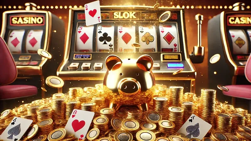 Reels dan simbol fitur pada layar slot mobile